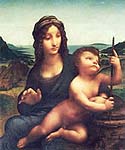 Leonardo Da Vinci, Madonna with the Yarnwinder