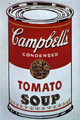 Andy Warhol's "Campbell's soup can" 